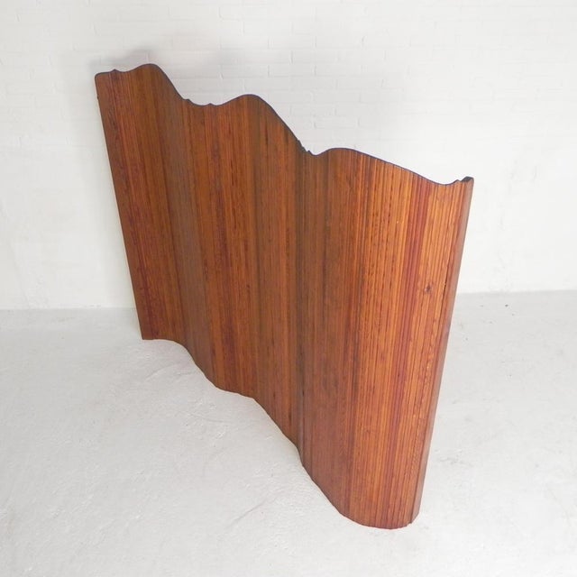 Industrial Room Divider with Pine Slats in the style of Baumann for S.N.S.A., 1950s For Sale - Image 3 of 18