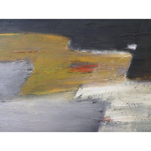 "Smiling at Night" Abstract Oil and Acrylic Painting by Scott Spencer For Sale - Image 4 of 6
