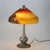 Antique Phoenix Reverse Painted Table Lamp With Landscape Scene C1920 For Sale - Image 6 of 7