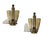 Glass & Brass Sconces from Fontana Arte, 1950s, Set of 2 For Sale