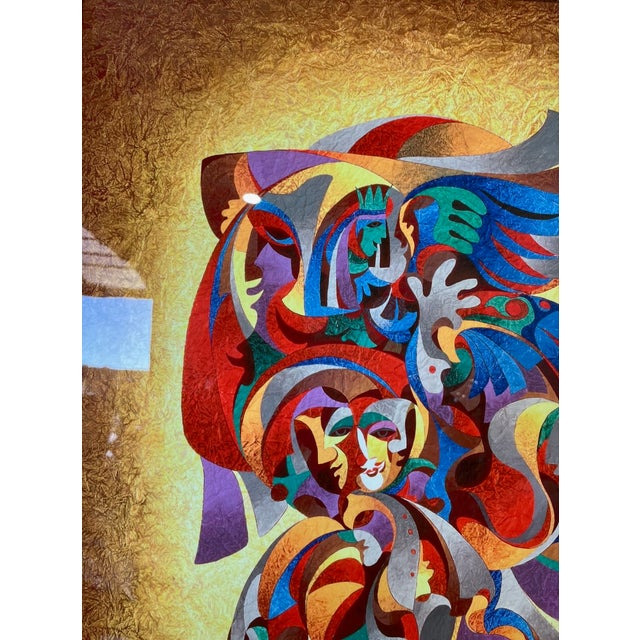 Abstract Bluebird by Anatole Krasnyanski Signed Limited Edition Print For Sale - Image 3 of 12