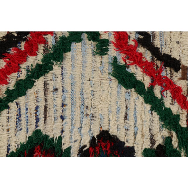 Moroccan Vintage Moroccan Runner With Polychromatic Geometric Patterns, From Rug & Kilim For Sale - Image 3 of 7