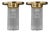 Art Deco Ceiling Lamps with Glass Sticks, 1920s, Set of 2 For Sale