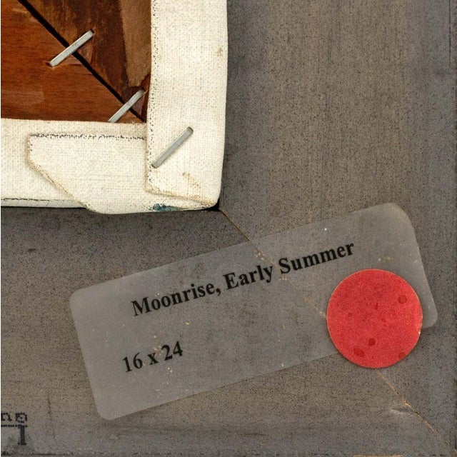 Joseph Keiffer "Moonrise, Early Summer" Acrylic For Sale - Image 10 of 10