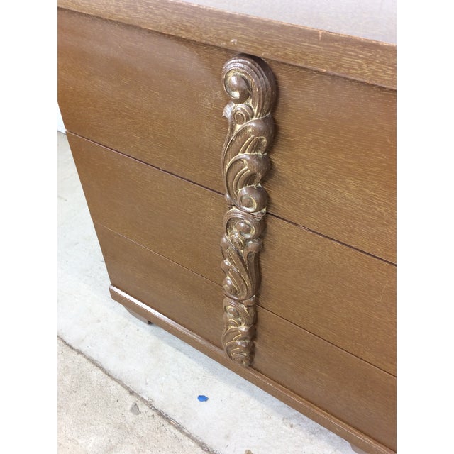 Mid Century Modern Three Drawer Chest by Merton Gershun for Albert Furniture For Sale In Philadelphia - Image 6 of 16