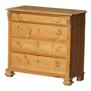 Vintage Danish Chest of Drawers in Pine, 1920s For Sale