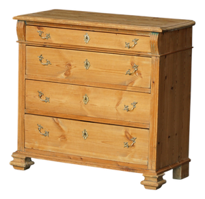 Vintage Danish Chest of Drawers in Pine, 1920s