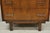 Vintage Mid Century Modern Walnut Veneer 4 Drawer Chrome Pull Tall Chest Dresser For Sale - Image 4 of 17
