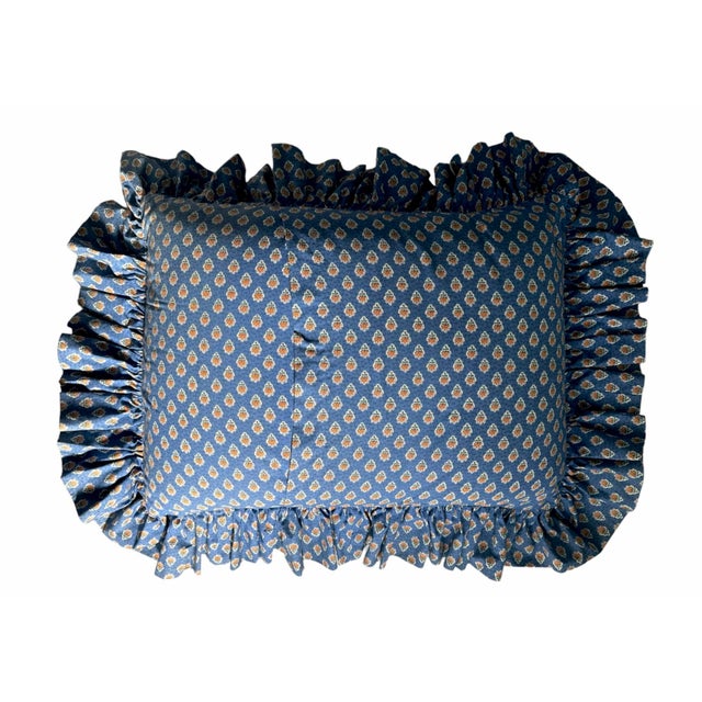 Custom French Country Pierre Deux Souleiado Ruffled Queen / Standard ...