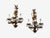 1950s 1950sFrench Marie Therese Style, Cherub Wall Sconces, Gilt-Brass, Crystal - a Pair For Sale - Image 5 of 12