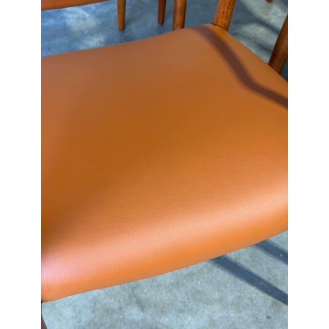 1960s In Style of j.l. Moller Teak Model 78 and 62 Dining Chairs Set of 6 Danish Mid-Century Modern 1960s For Sale - Image 5 of 13