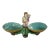 Holdcroft Majolica Putto and Shells Dish For Sale