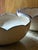 Hand-Thrown Ceramic Bowls with Scalloped Rim and Hydrangea Motif, 1980s, Set of 2 For Sale - Image 10 of 16