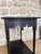 Wood Antique Gothic Ebonised Carved Lowboy Hallway Console Table, 1890s For Sale - Image 7 of 9