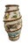Cream Vintage Italian Style Majolica Relief Animal Spiral Vase For Sale - Image 8 of 10