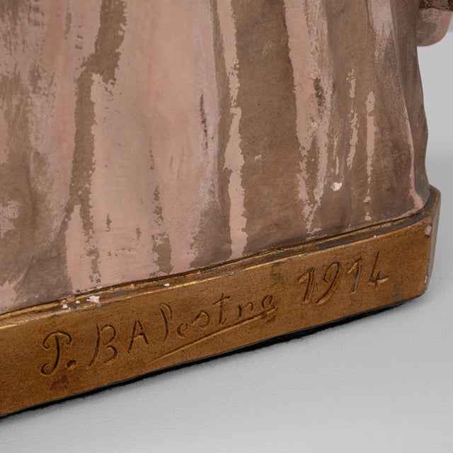Brown 20th Century French Terracotta Bust For Sale - Image 8 of 18