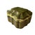 Late 20th Century Vintage Italian Borghese Faux Tortoise Marbelized Ceramic Box For Sale - Image 5 of 7