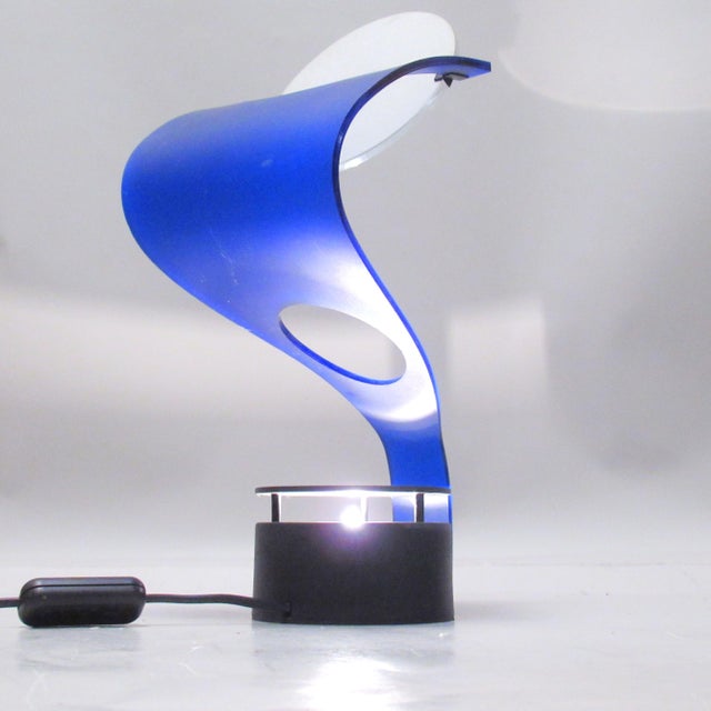 Cobra Lamp from De Marchi, 1990s, in Very Good conditions. Designed 1980 to 1989 This piece has an attribution mark, I am...
