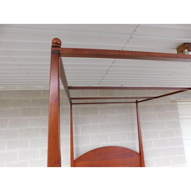 Ethan Allen Ethan Allen American Impressions Full Size Shaker Style Tester Poster Bed For Sale - Image 4 of 12