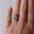 Metal Antique Art Deco Platinum "Toi Et Moi" Old-Cut Diamond Ring, Size 6.75 For Sale - Image 7 of 7