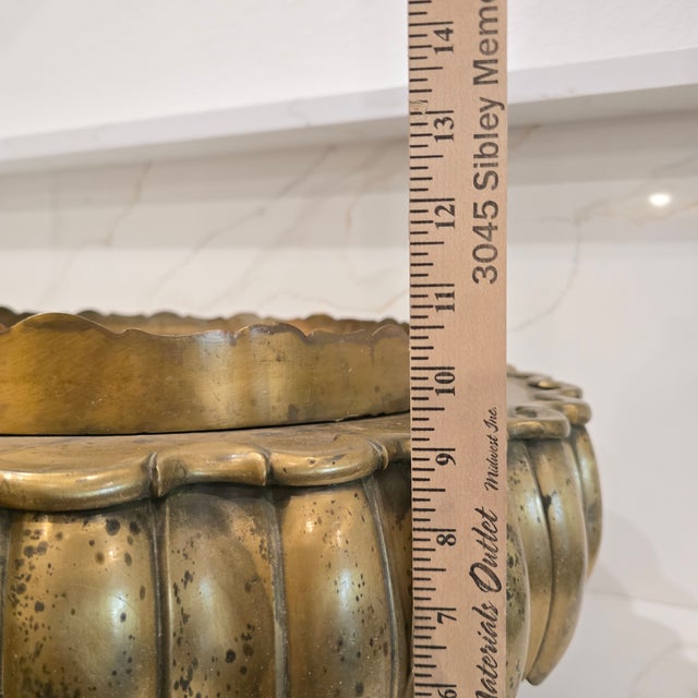 Antique 19th Century Turkish Brass and Copper Brazier For Sale - Image 10 of 12