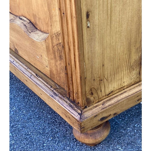 Late 19th Century Pine Dresser Base With Two Doors and Two Drawers For Sale - Image 12 of 18