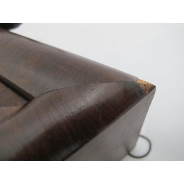 E.n. Welch 8 Day Antique Gothic Steeple Clock With Hand Painted Barn Star Glass For Sale In Portland, OR - Image 6 of 12