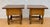 Pair of Spanish Carved Wood Bedside Tables With Floral Drawers, Mid-20th Century For Sale - Image 9 of 9