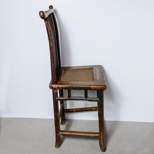 Late 19th Century Chinese Elmwood Chairs Late Qing Dynasty , C. 1880–1900, a-Pair For Sale - Image 5 of 15