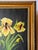 "Irises" Original Contemporary Botanical Oil Painting on Canvas With Black Background For Sale In Dallas - Image 6 of 14