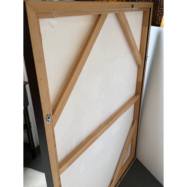 Beverly Fuller for Crate & Barrel "Semblance of Order" Framed Reproduction Wall Art Print For Sale In San Francisco - Image 6 of 12