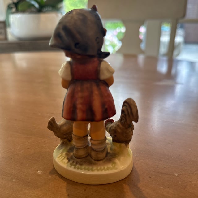 Vintage Goebel Hummel Tmk5 #199/0 Feeding Time Figurine West Germany 5” Inch For Sale - Image 4 of 5
