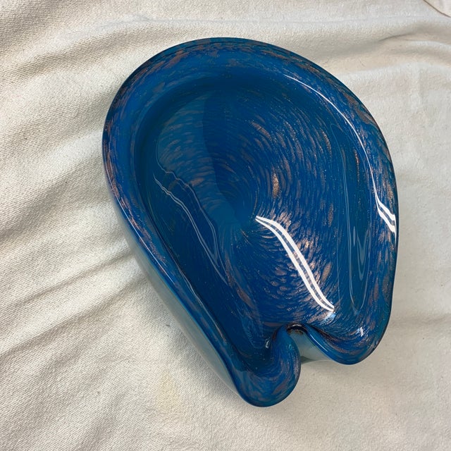 Elevate your space with this stunning, substantial piece of mid-century Italian craftsmanship. This vintage Murano-style...