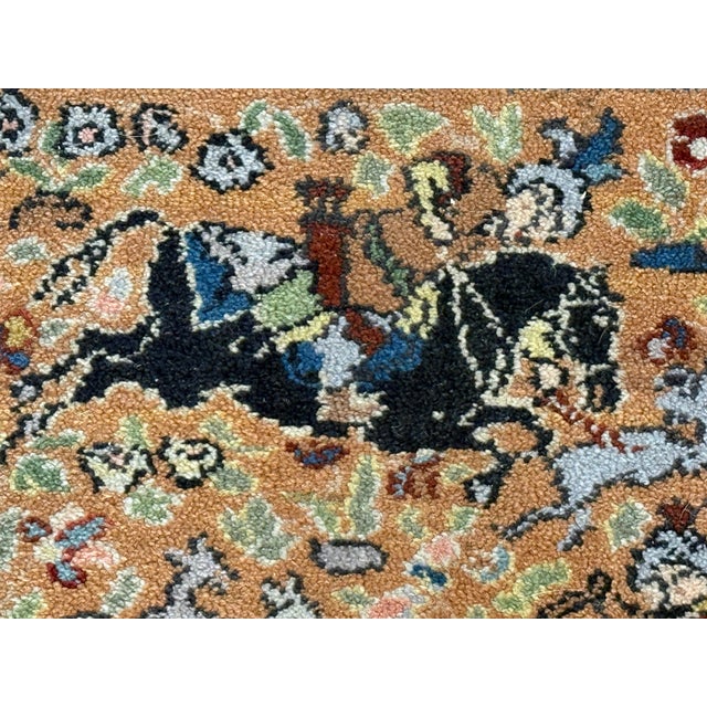 Red 8ft 8 in X 12ft Karastan Persian Hunting Wool Area Rug For Sale - Image 8 of 12