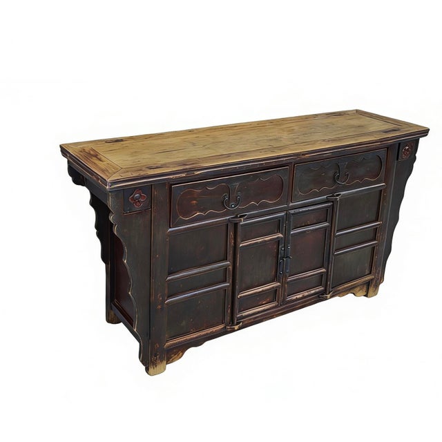 Late 18th Century Elm Buffet For Sale - Image 4 of 5