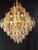 Pear-Shaped Chandelier with Multicolored Polyhedron Glass, 1962 For Sale - Image 6 of 11