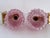 Italian Art Deco Brass and Pink Rostrato Murano Glass Wall Sconces, 1990s, Set of 2 For Sale - Image 12 of 13