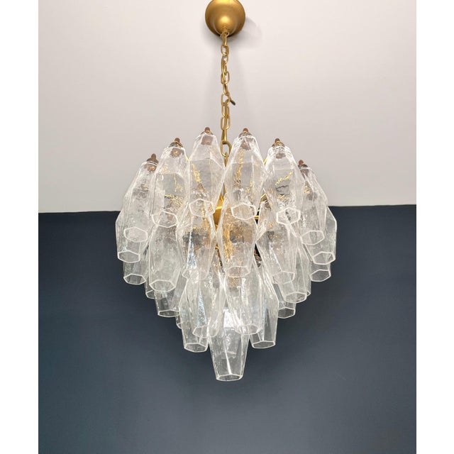 Murano Poliedri Chandelier from Carlo Scarpa Design, 1990 For Sale - Image 6 of 18