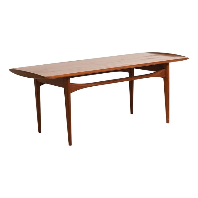 Teak Coffee Table by Tove & Edvard Kind-Larsen for France & Søn, 1960s For Sale