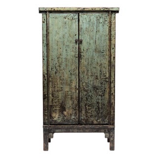 Chinese Jade Lacquer Dowry Cabinet, C. 1850 For Sale