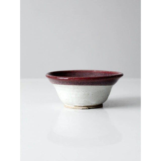 Vintage Studio Pottery Bowl For Sale - Image 4 of 12