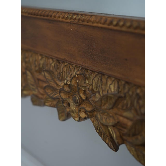 Gold Labarge French Louis XV Style Decorator Beveled Mirror For Sale - Image 8 of 10