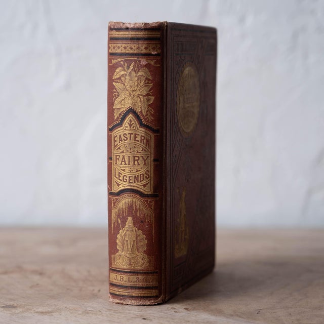 Late 19th Century Eastern Fairy Legends — 1876 Antique Gilt-Decorated Fairy Tale Book For Sale - Image 5 of 10