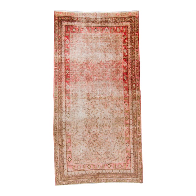 1900s Antique Chinese Hand-Knotted Rug - 6’3” X 11’10” For Sale