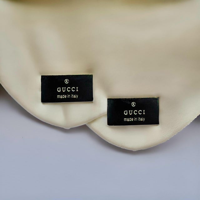 Modern Late 20th Century Gucci Estate Mens Cufflinks Sterling Silver, A Pair For Sale - Image 3 of 6