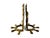 Vintage Solid Brass Nautical Anchor Bookends, a Pair For Sale - Image 4 of 10
