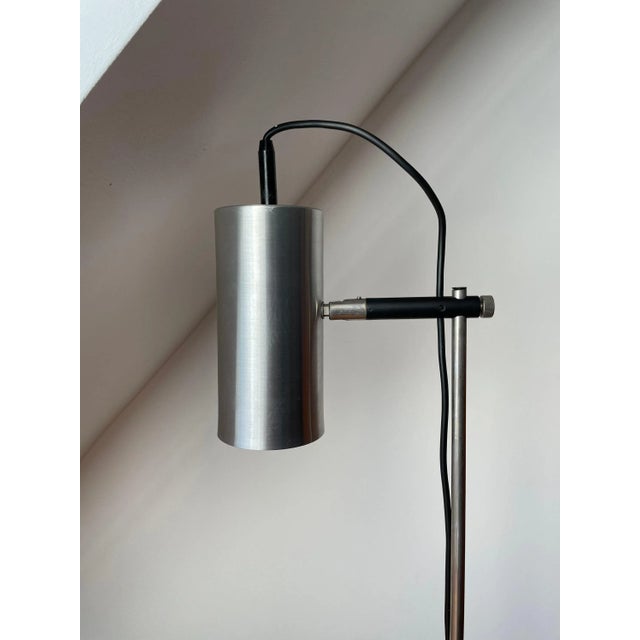 Contemporary Mid-Century Clamp Lamp with Spotlight by Maria Pergay for Staff, 1960s or 1970s For Sale - Image 3 of 9