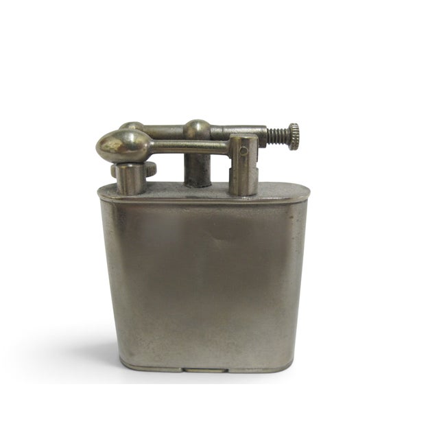The Clark Lift Arm Lighter Fraternity Crest Antique Gadget Cane Walking Stick For Sale - Image 12 of 16