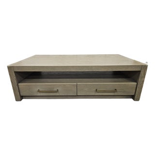 Arhaus Bodhi Coffee Table in Salvaged Gray For Sale
