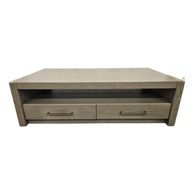 Arhaus Bodhi Coffee Table in Salvaged Gray For Sale